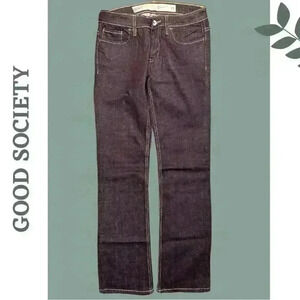 NWOT Good Society Women’s Boot Cut Blue Jeans Premium Denim Sustainable Size 29